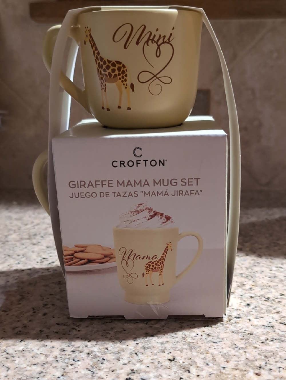 Giraffe Mama & Mini Mug Set - Picture 2 of 2